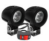 Dodatkowe reflektory LED do motocykl Triumph Speed Four 600 - Daleki zasięg