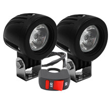 Dodatkowe reflektory LED do motocykl Kawasaki W800 Street - Daleki zasięg
