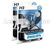 Pakiet 2 żarówek H3 Philips WhiteVision (Nowość!)