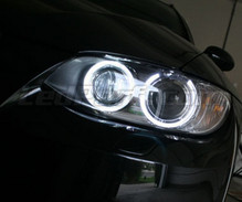 Pakiet angel eyes H8 LED (biały czysty 6000K) do BMW Serii 3 (E92 - E93) - Standard