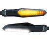 Dynamiczne kierunkowskazy LED + światła do jazdy dziennej dla CFMOTO CLX 300 (2023 - 2023)