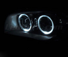 Pakiet angel eyes LED (biały czysty) do BMW Serii 1 faza 1 - MTEC V3