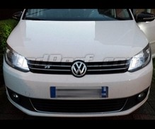 Pakiet żarówek świateł do jazdy dziennej i drogowych H15 Xenon Effect do Volkswagen Touran 3