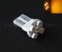 Żarówka T10 Efficacity z 5 LED TL Pomarańczowe (w5w)