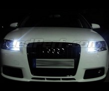 Pakiet świateł postojowych LED (xenon biały) do Audi A3 8P
