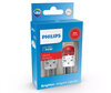 2x żarówki LED Philips P21W Ultinon PRO6000 - Czerwone - BA15S - 11498RU60X2