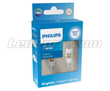 2x żarówki LED Philips W5W Ultinon PRO6000 - T10 - 12V - Biały 4000K - 11961WU60X2