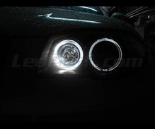 Pakiet angel eyes LED (biały czysty) do BMW Serii 1 faza 2 - Standard