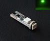Żarówka LED T10 Panther - Zielony - Bez Błędu komputera pokładowego W5W