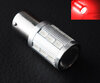 Żarówka P21W Magnifier z 21 LED SG Wysokiej Mocy + Szkło powiększające Czerwone trzonek BA15S