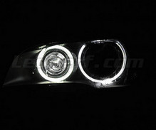 Pakiet angel eyes H8 LED (biały czysty 6000K) do BMW X3 (F25) - Standard