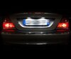 Pakiet LED (biały czysty 6000K) tylnej tablicy rejestracyjnej do Mercedes CLK (W209)