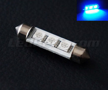 LED rurkowa 42 mm - Niebieski - Bez Błędu komputera pokładowego - C10W