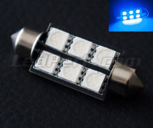 Żarówka rurkowa 39 mm LED niebieskie - Full Intensity