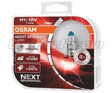 Pakiet 2 żarówek H1 Osram Night Breaker Laser +150% - 64150NL-HCB