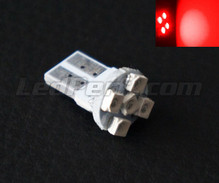 Żarówka T10 Efficacity z 5 LED TL Czerwone (w5w)