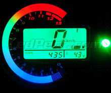 Zestaw LED licznika typ 1 do Kawasaki zx6r Mod. 2003-2004.