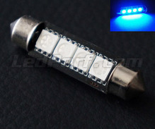 Żarówka rurkowa 42 mm LED niebieskie - C10W