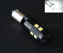 Żarówka H21W Magnifier z 10 LED SG Wysokiej Mocy + Szkło powiększające białe Trzonek BAY9S