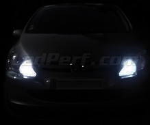 Pakiet świateł postojowych LED (xenon biały) do Peugeot 307