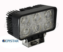 Dodatkowy reflektor 6 LED Prostokątny 18W do 4X4 - Quad - SSV