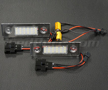 Pakiet 2 modułów LED do tylnej tablicy rejestracyjnej VW Audi Seat Skoda (typ 12)