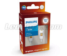 2x żarówki LED W5W Philips Ultinon PRO6000 - Ciężarówka 24V - 4000K - 24961WU60X2