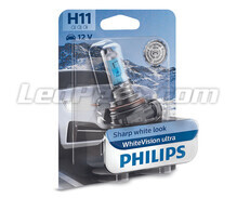 1x Żarówka H11 Philips WhiteVision ULTRA +60% 55W - 12362WVUB1